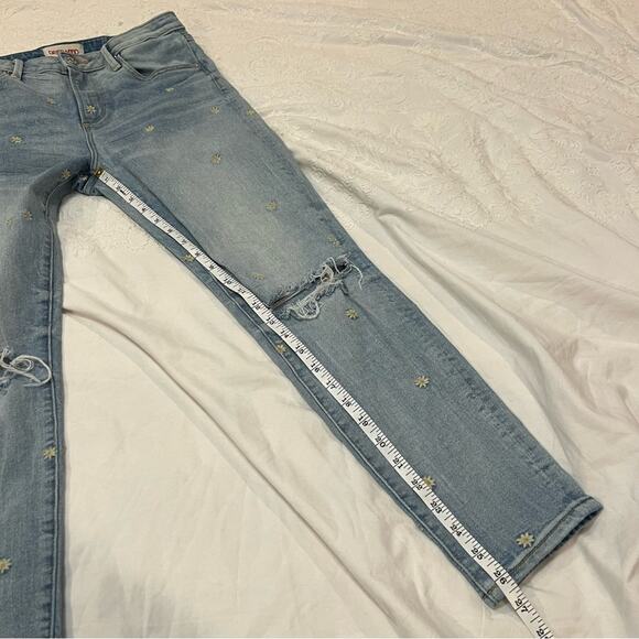 Driftwood Gizelle Embroidered Daisy Jean size 26/27 - Picture 12 of 13